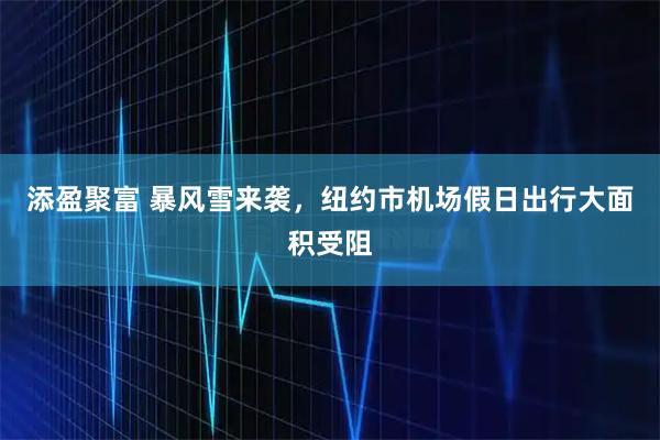 添盈聚富 暴风雪来袭，纽约市机场假日出行大面积受阻