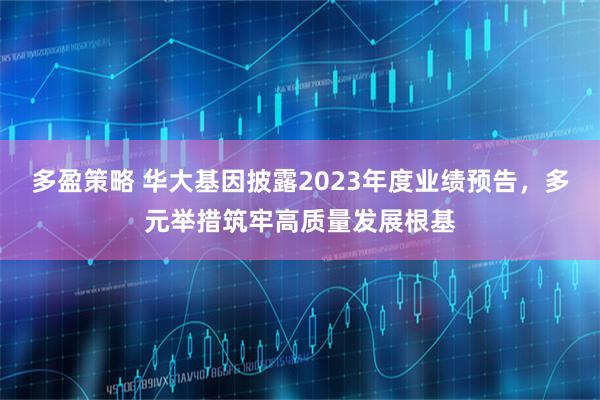 多盈策略 华大基因披露2023年度业绩预告，多元举措筑牢高质量发展根基