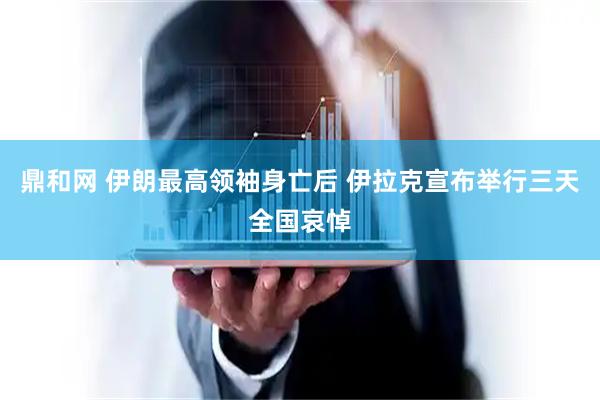 鼎和网 伊朗最高领袖身亡后 伊拉克宣布举行三天全国哀悼